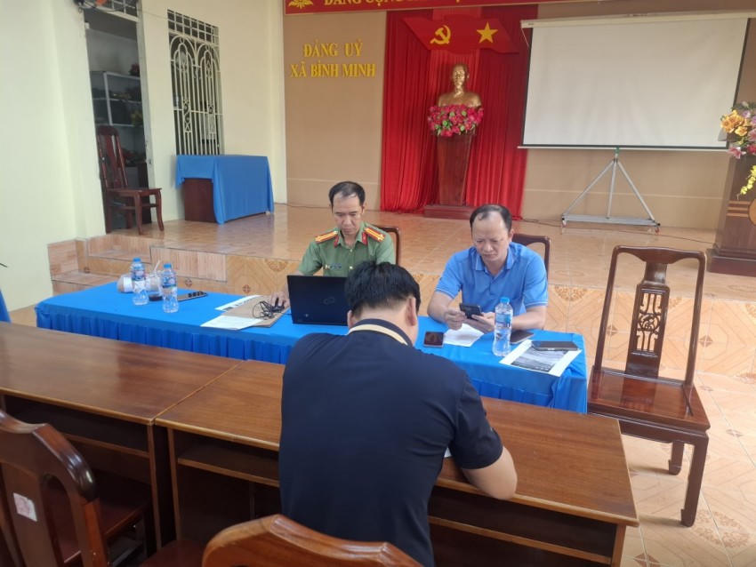 Cơ quan công an làm việc với ông N.Q.K