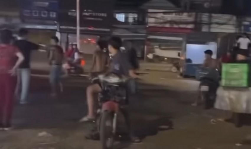 Hiện trường vụ việc.