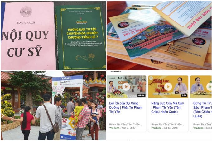 Các kênh truyền thông của chùa Ba Vàng rất chuyên nghiệp.