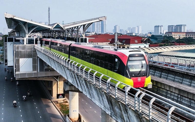 Tuyến metro Nhổn - Cầu Giấy.