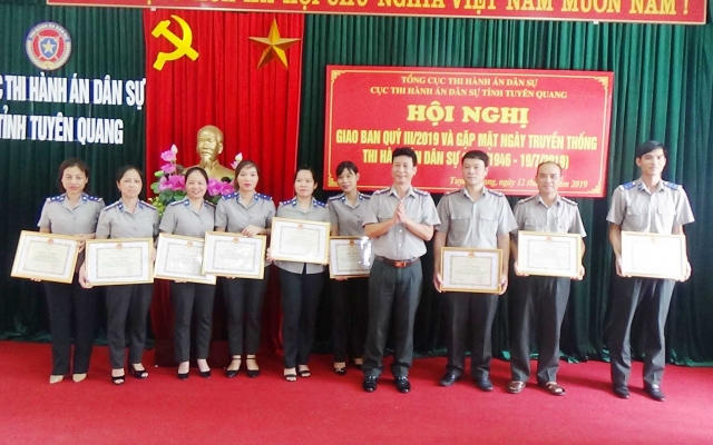 Tuyên Quang: Thi hành 5.158 vụ việc, thu gần 190 tỷ đồng