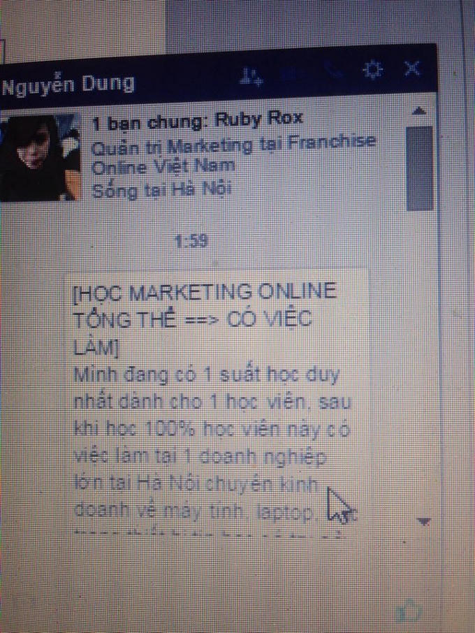 Mời chào cả việc học