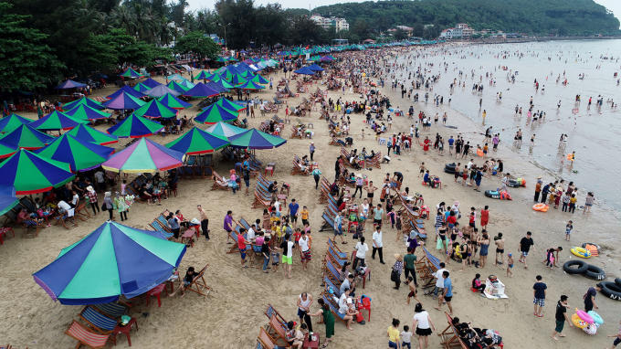 Khu du lịch Đồ Sơn là 1 trong những điểm “hút” khách du lịch của Hải Phòng.