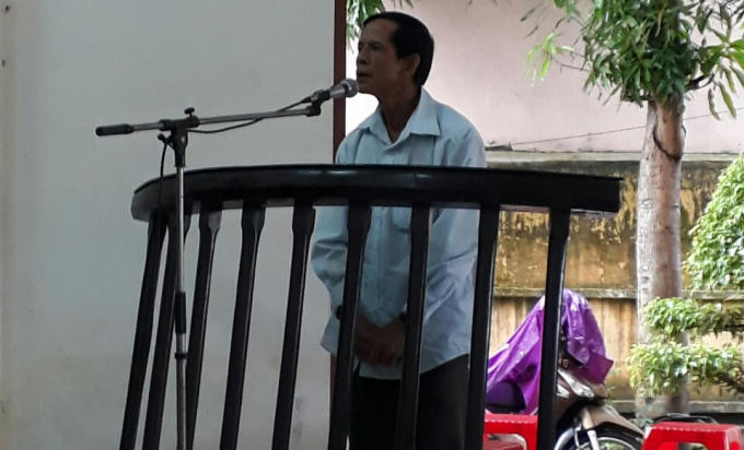 Bị cáo Mến tại tòa.