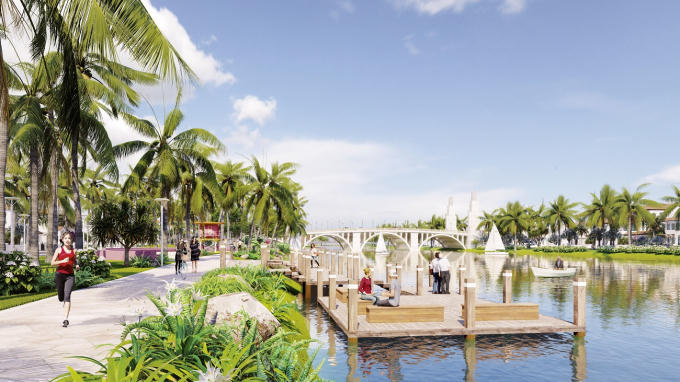 Không gian sống an yên bên sông là niềm khao khát của nhiều người. Ảnh minh họa.