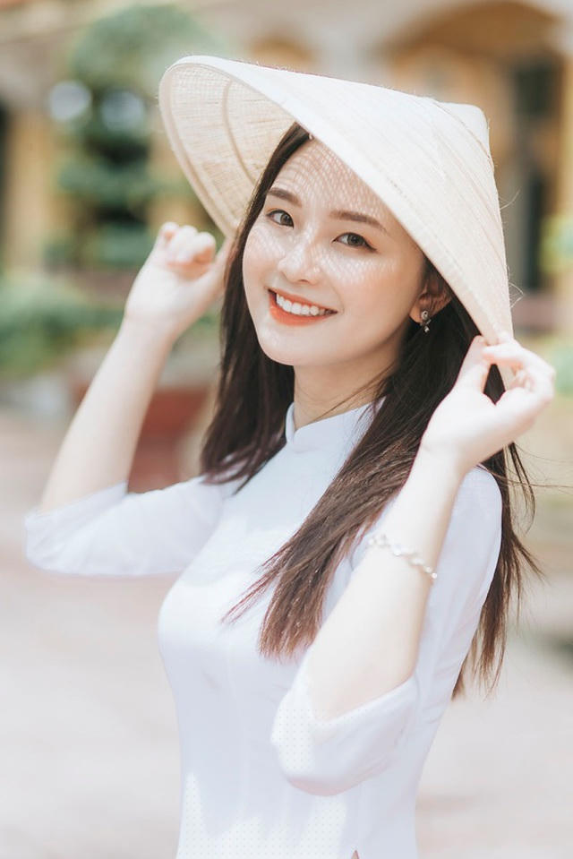 Minh Hường có nguyện vọng sẽ theo đuổi ngành Tài chính ngân hàng, ĐH Thương Mại. (Ảnh: Nguyễn Tiến Thịnh)
