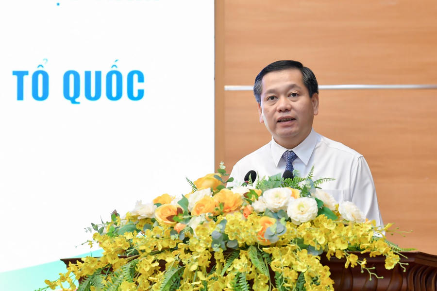 Phó Bí thư Thường trực Tỉnh ủy Nguyễn Long Hải phát biểu tại lễ kỷ niệm.