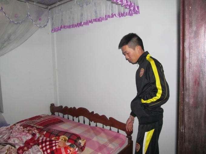 Căn phòng nơi nhóm đối tượng khoắng sạch tài sản.