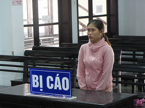 Bị cáo Văn Thị Thùy Trang. (Ảnh: N.V)