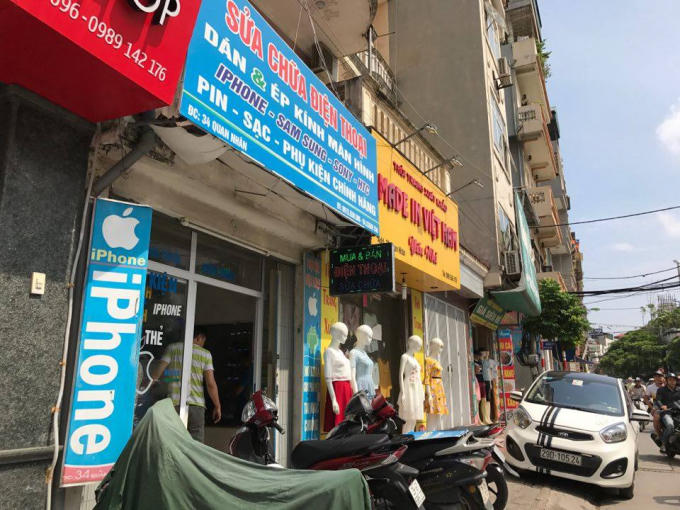 Cửa hàng nơi xảy ra sự việc trên.