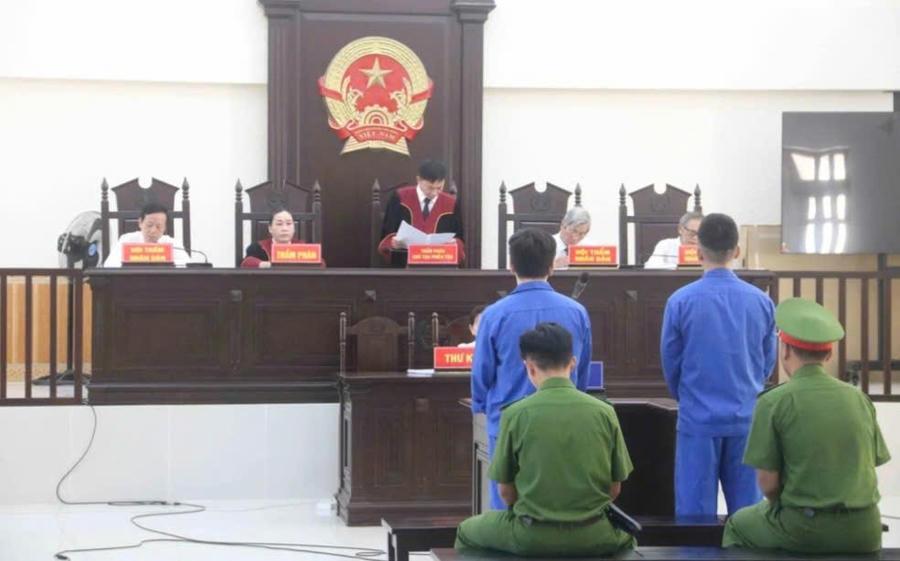 Toàn cảnh phiên tòa. Ảnh: T.T