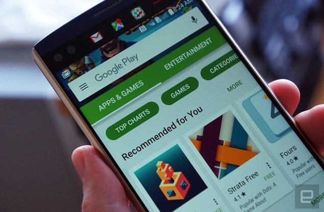 Các ứng dụng của Google Play trên điện thoại thông minh