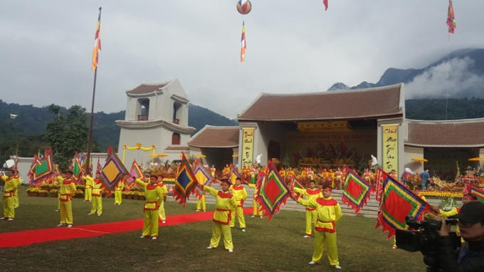 Các tiết mục văn hóa nghệ thuật được biểu diễn tại Lễ khai Hội.