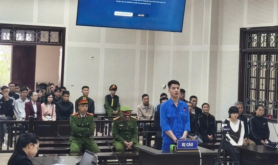 Bị cáo Nguyễn Văn Toan tại phiên tòa