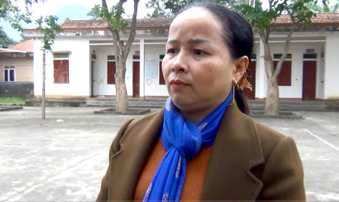 Bà Dương Thị Huệ - Chủ tịch UBND xã Thọ Sơn, huyện Anh Sơn, tỉnh Nghệ An.