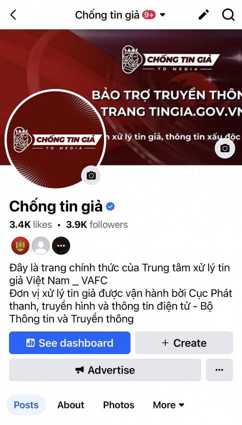 Ra mắt thêm 3 kênh mạng xã hội chống tin giả.