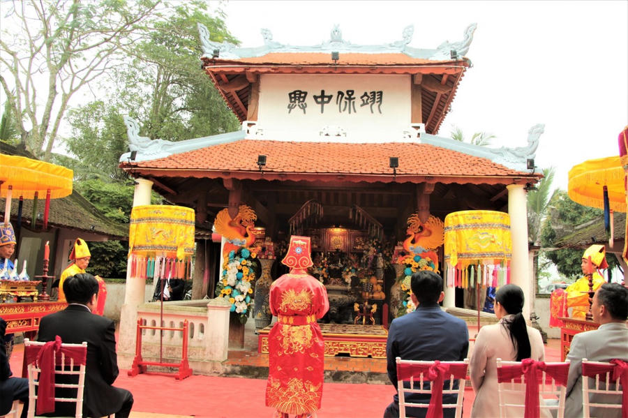 Đền được xây dựng vào thế kỷ XV để thờ danh tướng Phan Đà.
