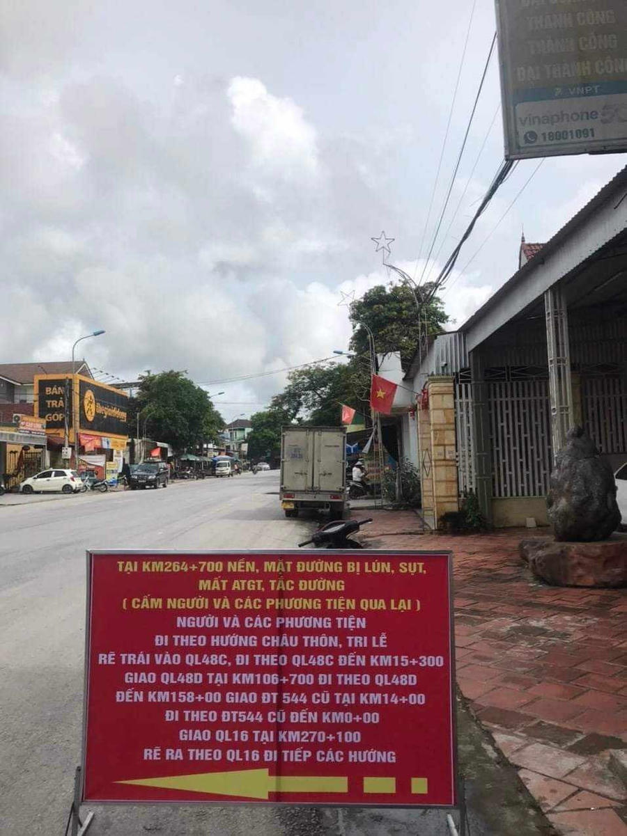 Thông báo hướng dẫn tổ chức giao thông hướng lưu thông.