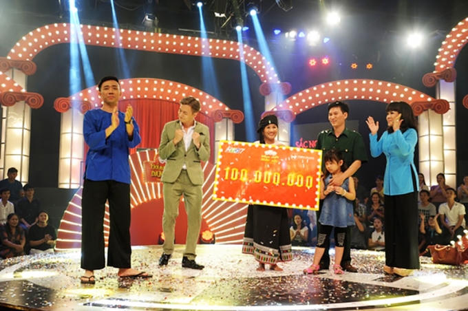 Phần thưởng xứng đáng cho chị Lê Thị Dần là 100 triệu đồng.