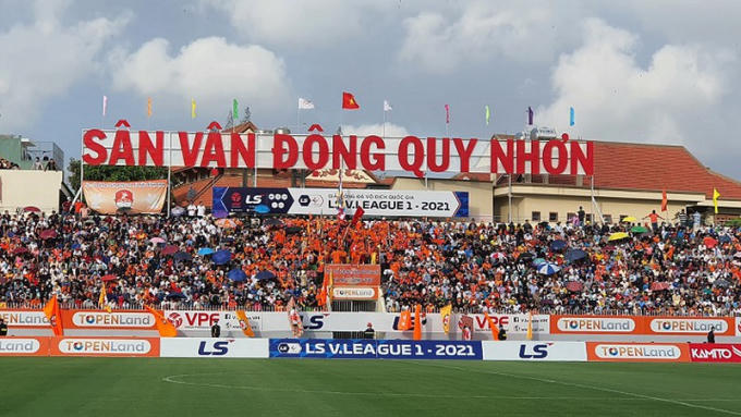 SVĐ Quy Nhơn trở thành điểm nóng thu hút khán giả ở V.League mùa này