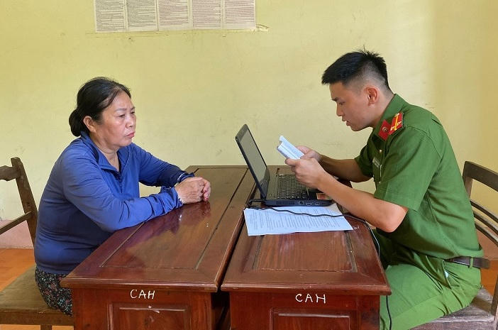 Bị can Hà Thị Mai tại Cơ quan điều tra