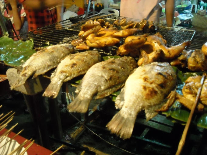 Cá ba sông ở miền tây Xứ Nghệ. (ảnh: Minh Long).