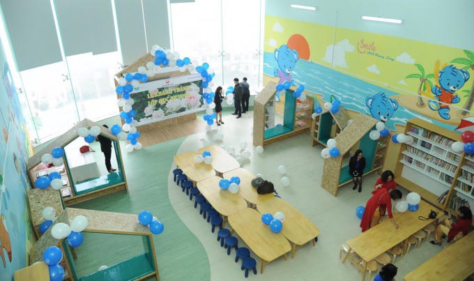 Quang cảnh lớp học Hy Vọng.