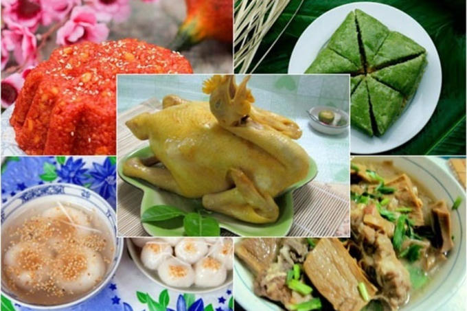 Những món ăn thường có trong mâm cỗ cúng rằm tháng Giêng.