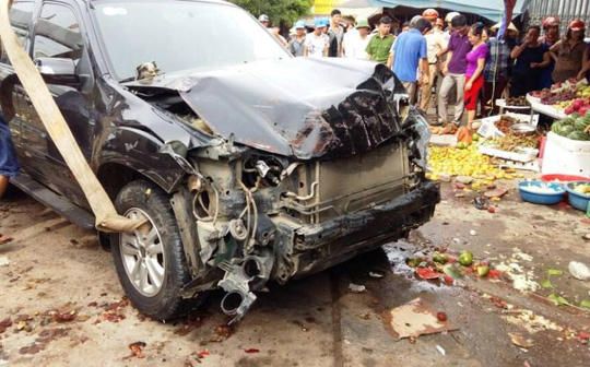 Hiện trường vụ tai nạn giao thông