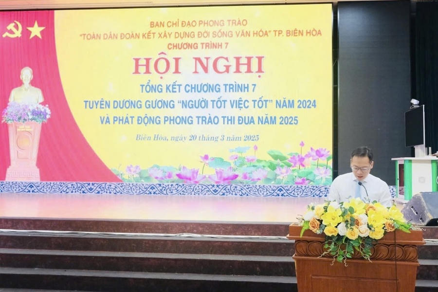 Ông Nguyễn Xuân Thanh, Phó Chủ tịch UBND TP. Biên Hòa cho biết, các cá nhân tiêu biểu đã đóng góp hơn 14 tỷ đồng hỗ trợ đồng bào vùng bão Lagi vào tháng 3/2024.