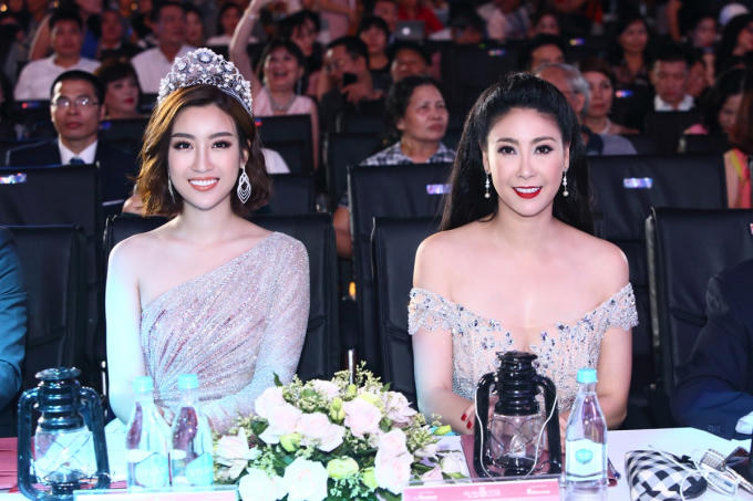 Diện váy Hoàng Hải, Hà Kiều Anh, Diệu Hoa khoe nhan sắc không tuổi tại chung kết Hoa hậu Việt Nam 2018