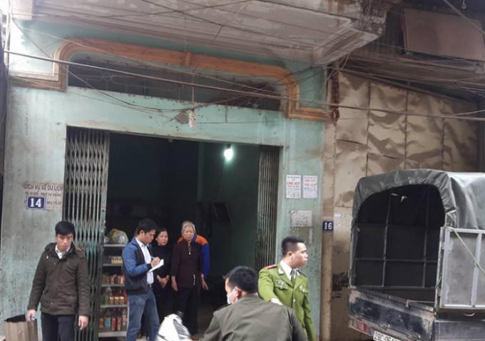 Ngôi nhà nơi xảy ra sự việc.