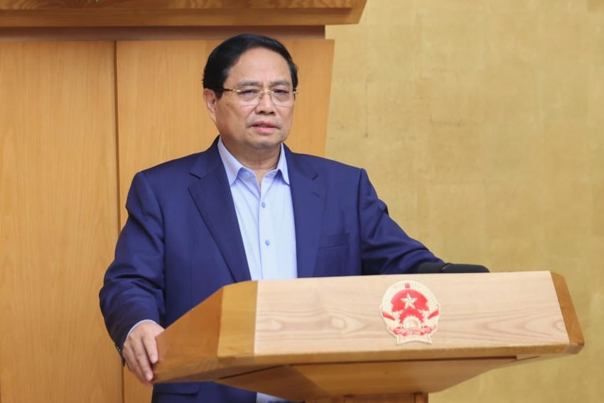 Thủ tướng Phạm Minh Chính phát biểu chỉ đạo hội nghị.