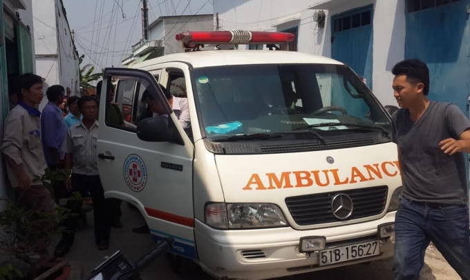 Khu nhà trọ xảy ra sự việc.