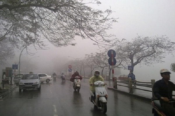 Bắc Bộ ngày mai trời tiếp tục có mưa trời chuyển rét. Ảnh: minh họa