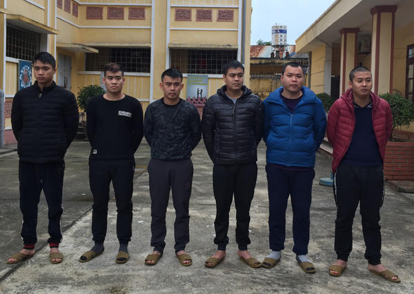 Nhóm đối tượng tại cơ quan Công an.