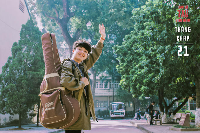 “Tạm biệt trường Đại học, bạn bè và những kỳ thi, chỉ còn tôi và những ngày cuối được trở về bên gia đình.”
