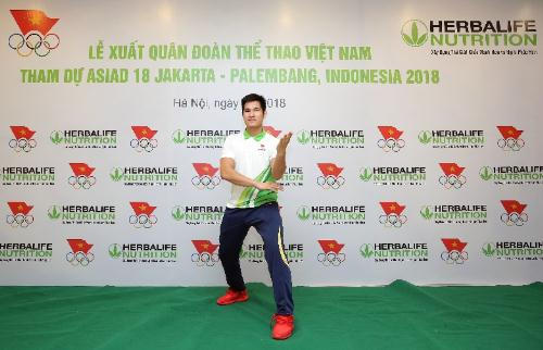 VĐV Pencak Silak Nguyễn Duy Tuyến sẽ nỗ lực hết mình vì màu cờ sắc áo.