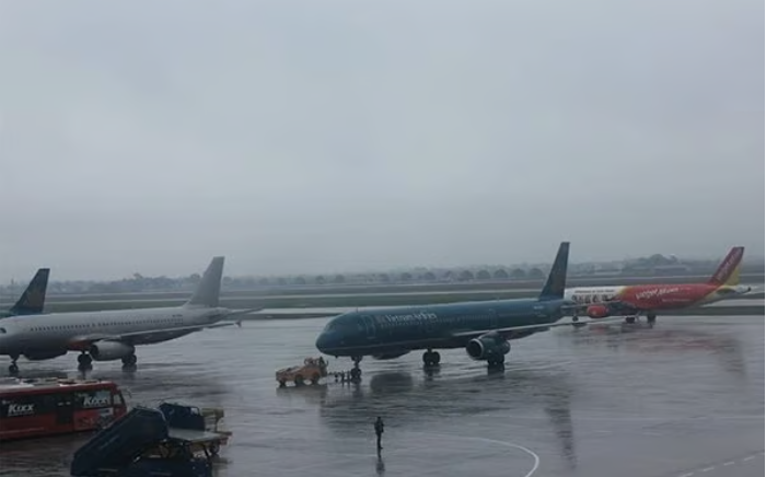 Bão Ragasa (bão số 9) gây ảnh hưởng đến 6 sân bay ở khu vực Bắc Bộ và Bắc Trung Bộ.