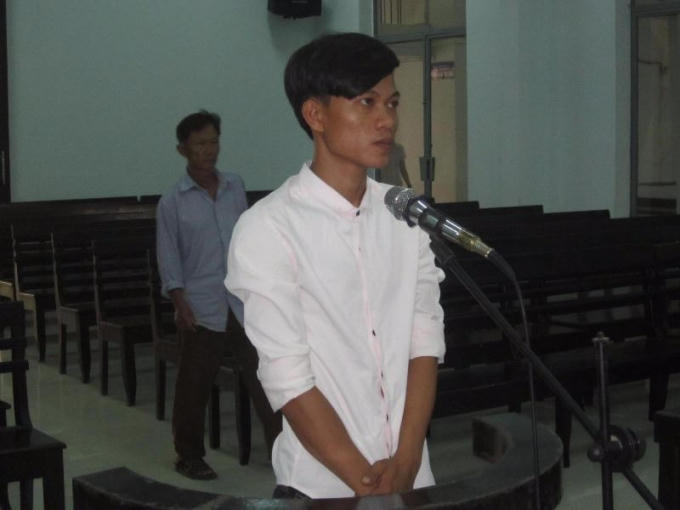 Bị cáo Trần Thành Long tại phiên tòa. (Ảnh: báo Pháp luật TP HCM)