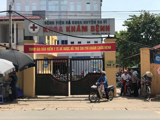 Bệnh viện Đa Khoa huyện Ba Vì.