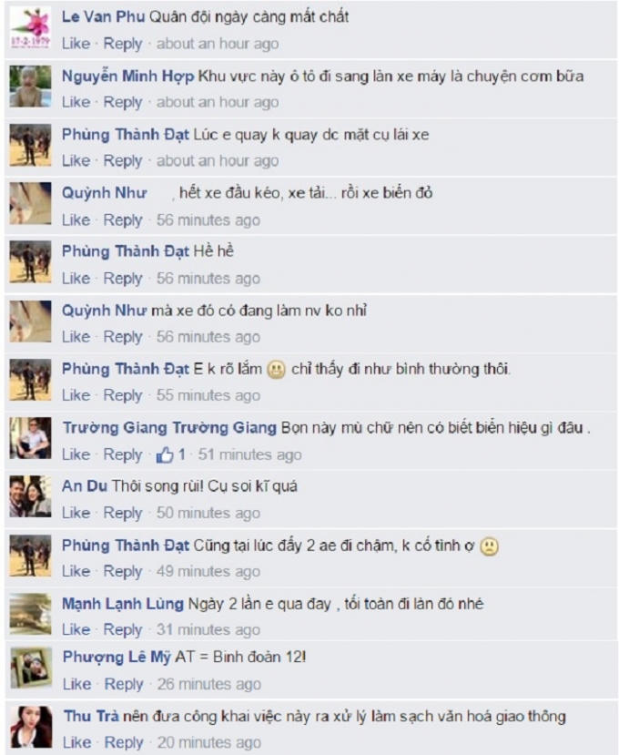 Bình luận của cộng đồng mạng trên fanpage chia sẻ clip.