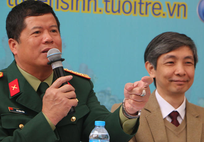 Đại tá Vũ Xuân Tiến. (Ảnh: Quyên Quyên)