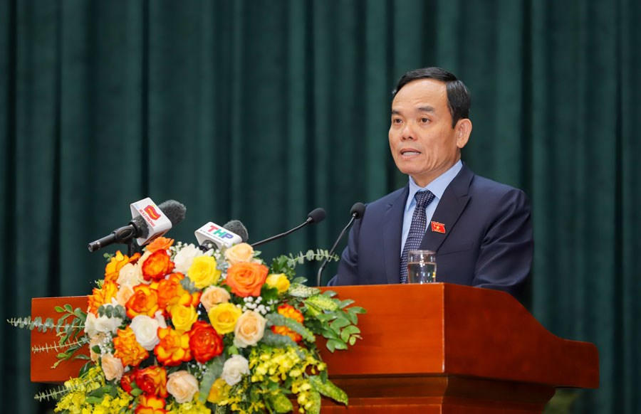 UVTW Đảng, Bí thư Thành ủy Trần Lưu Quang phát biểu chỉ đạo tại Kỳ họp