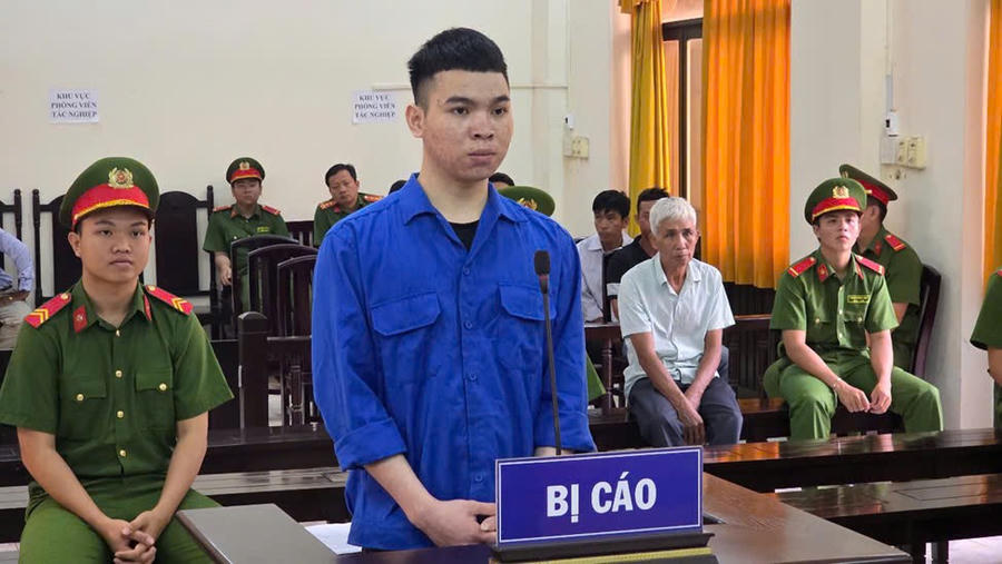 Bị cáo Lâm Văn Kim tại phiên tòa