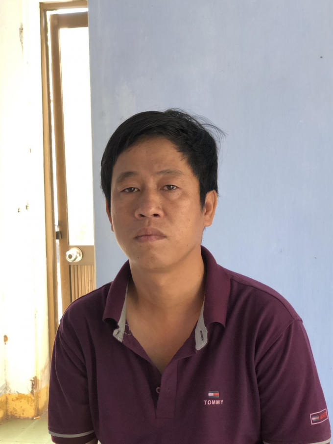 Đối tượng Quan ra đầu thú cơ quan công an.