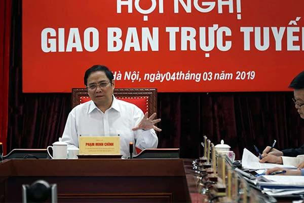 Trưởng Ban Tổ chức TƯ Phạm Minh Chính.