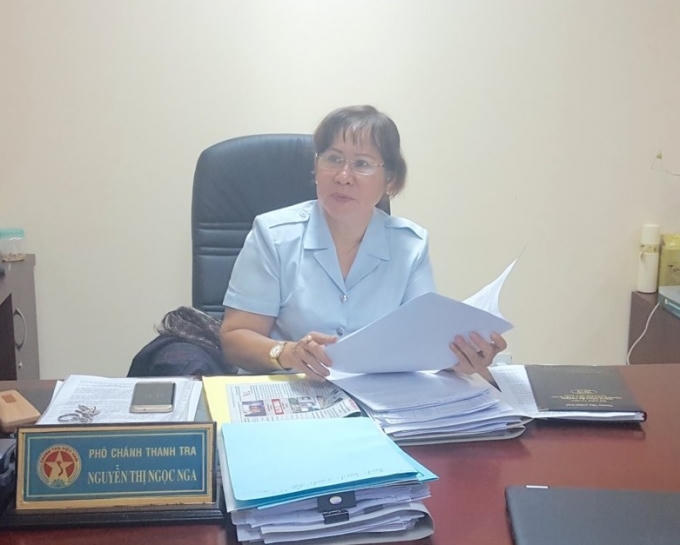 Bà Nga trao đổi với Pháp luật Plus.