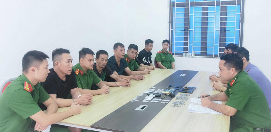 Cơ quan Công an khai thác nhóm đối tượng bị bắt giữ trong vụ án.