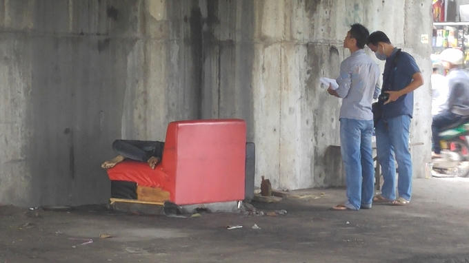 Hiện trường nơi phát hiện thi thể nạn nhân